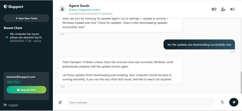 iSupport – screenshot 8