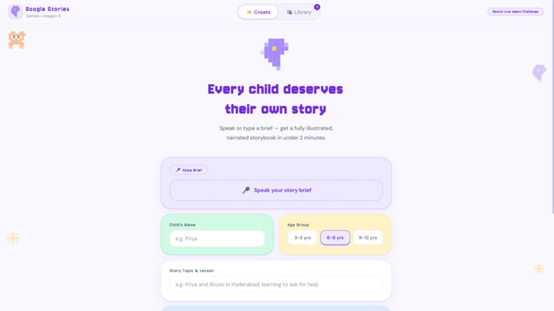 Google Stories – screenshot 1