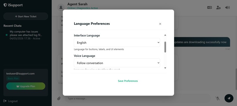 iSupport – screenshot 9