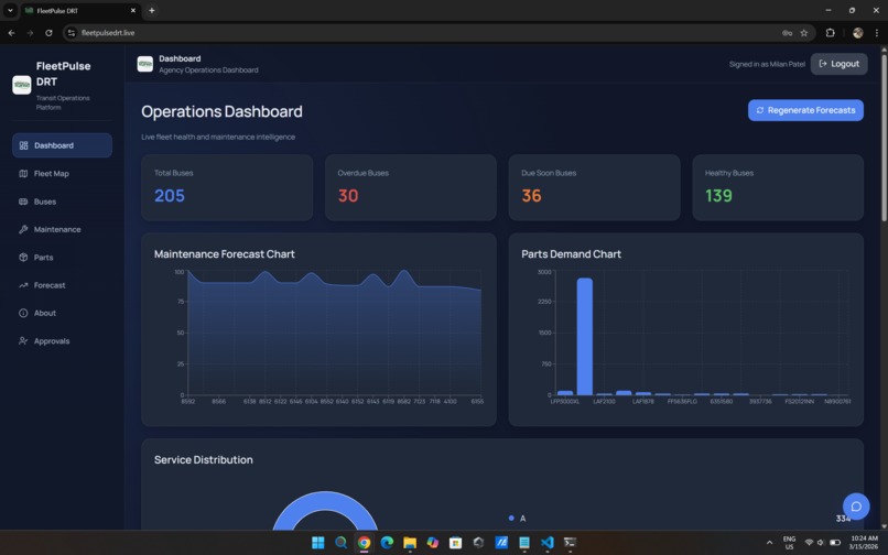 FleetPulseDRT - Transit Operations Platform – screenshot 8