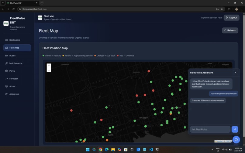 FleetPulseDRT - Transit Operations Platform – screenshot 11