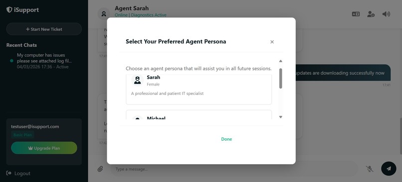 iSupport – screenshot 10