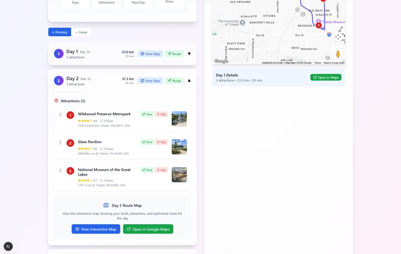 Trigo - Automagic Vacation Planner – screenshot 4