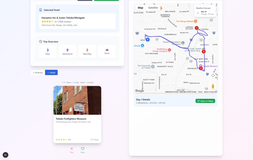 Trigo - Automagic Vacation Planner – screenshot 5