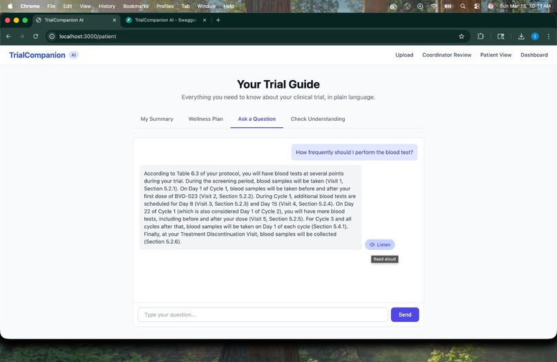 TrialCompanion AI – screenshot 4
