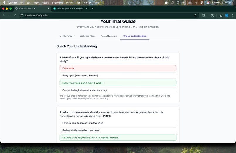 TrialCompanion AI – screenshot 5