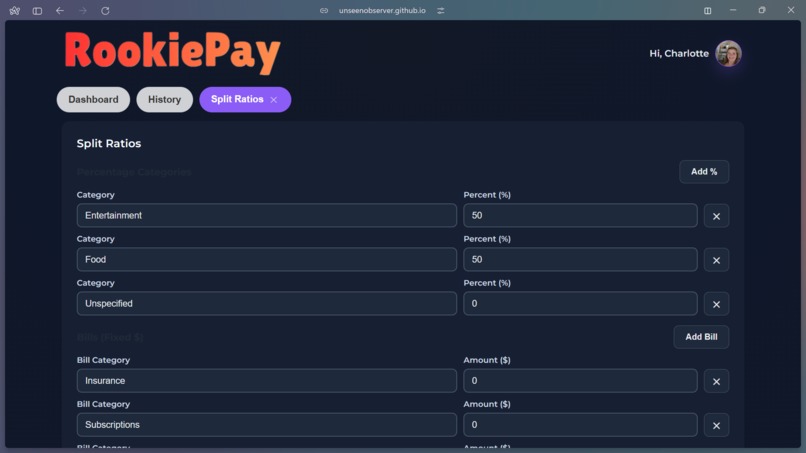 RookiePay – screenshot 4