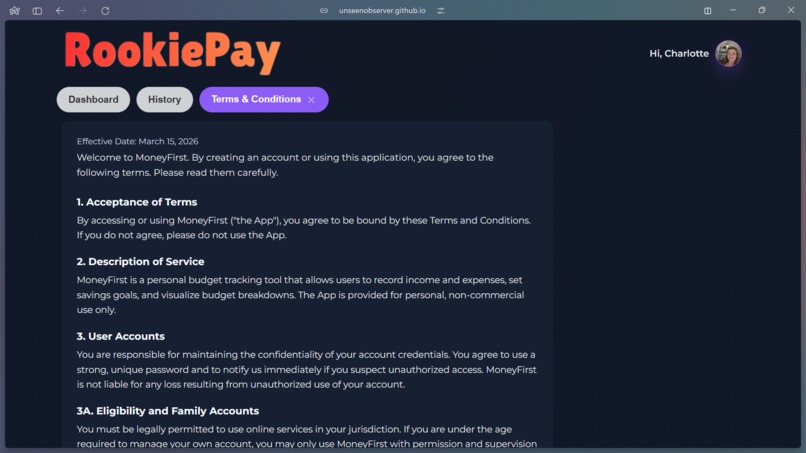 RookiePay – screenshot 7