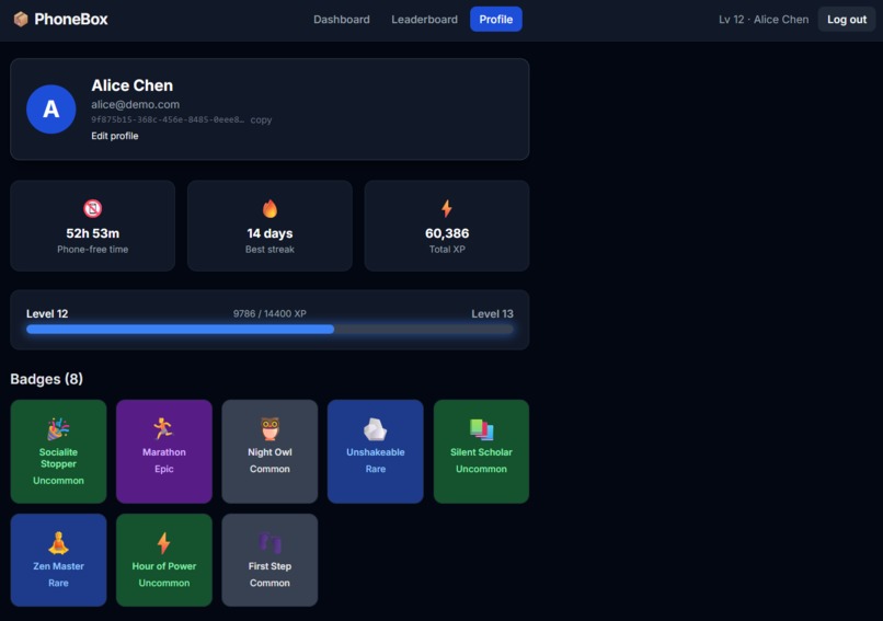The WellBeing (WB) – screenshot 3