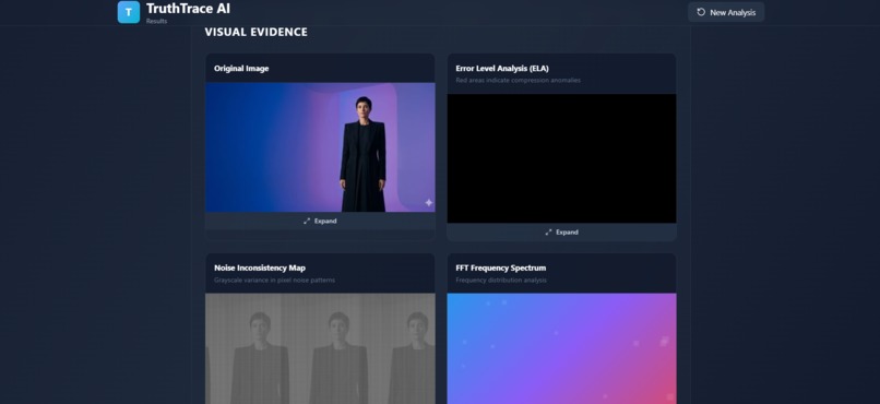 TruthTrace AI – Explainable Image Authenticity Verification – screenshot 4