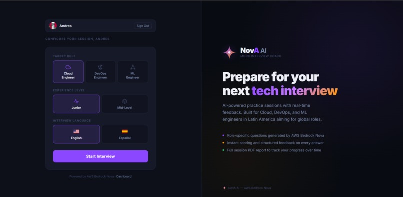 NovA AI - Mock Interview Coach – screenshot 3