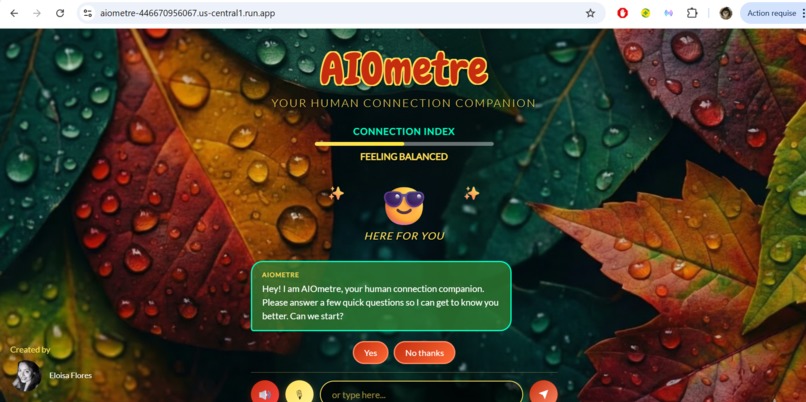 AIOmetre — Your Human Connection Companion – screenshot 1
