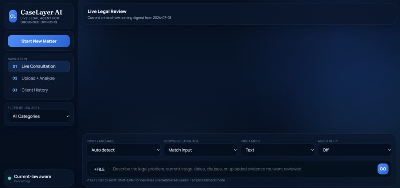 CaseLayer AI – screenshot 1