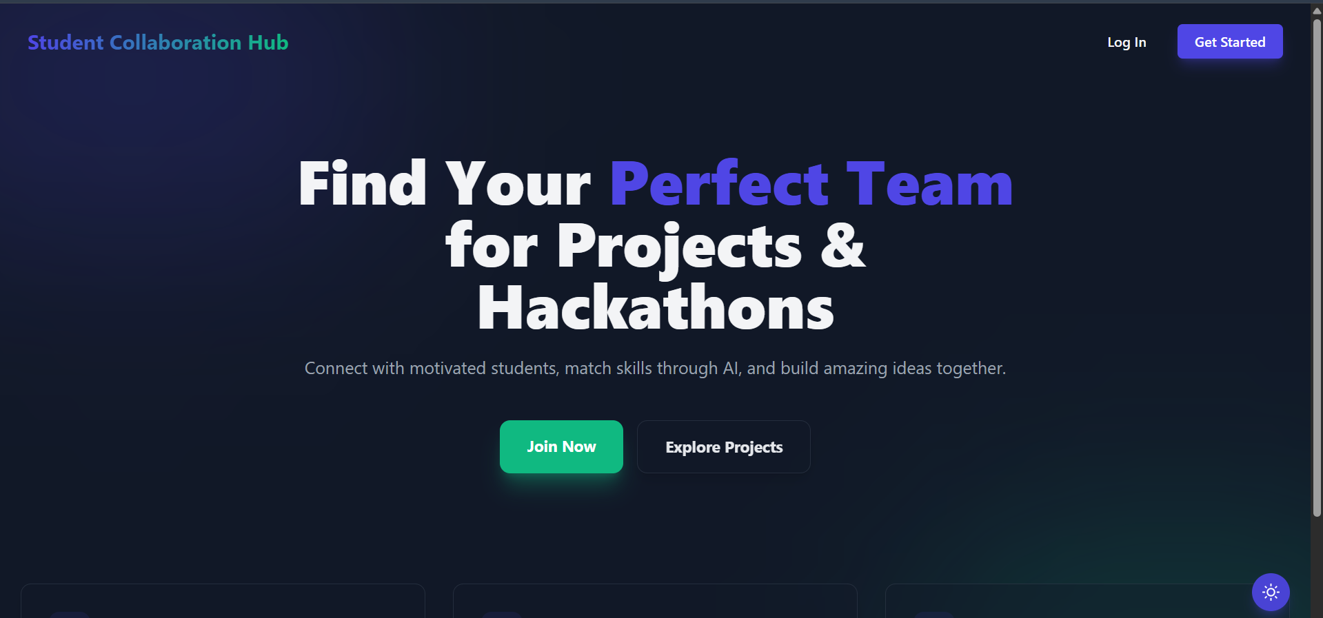 Student Collaboration Hub | Devpost