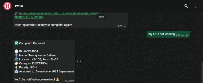 Smart Complaint management system – screenshot 4