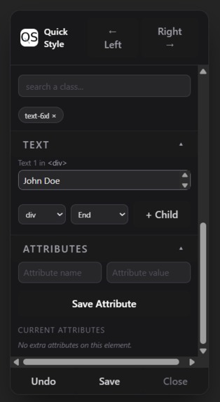 QuickStyle – screenshot 3