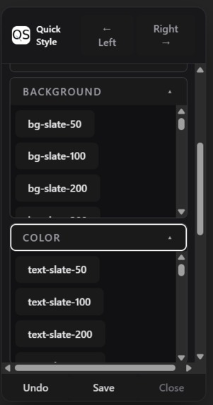 QuickStyle – screenshot 4