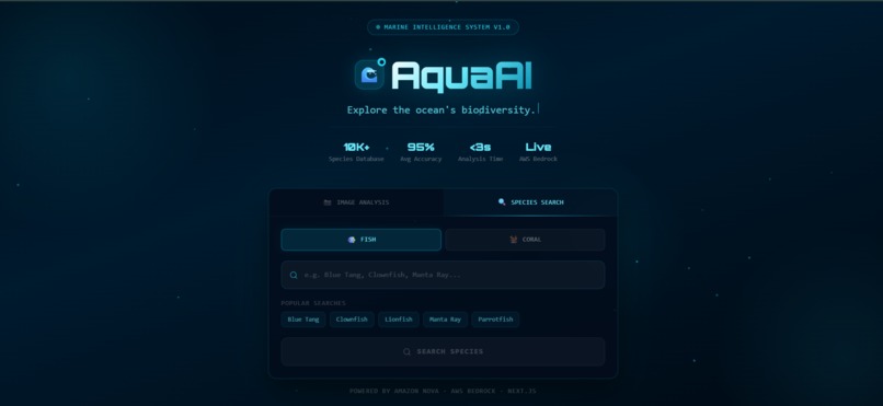 AquaAI — Marine Ecosystem Intelligence – screenshot 1