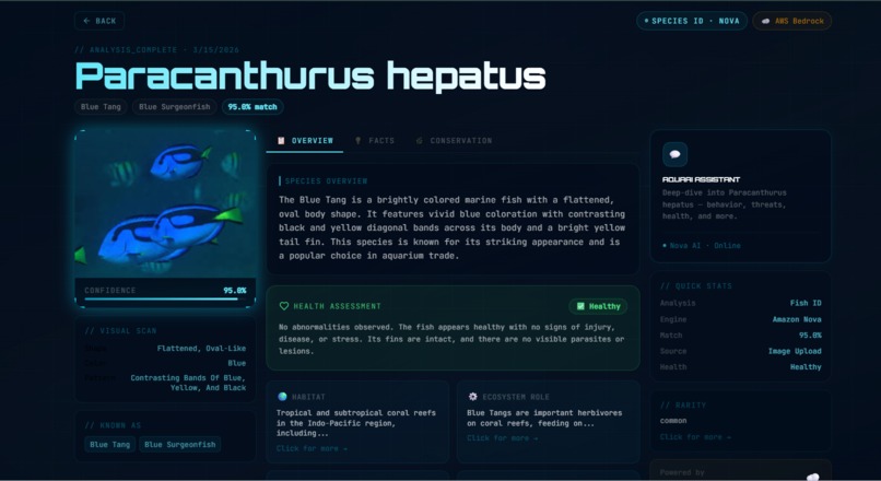 AquaAI — Marine Ecosystem Intelligence – screenshot 2