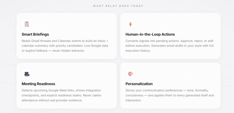 Relay – screenshot 2