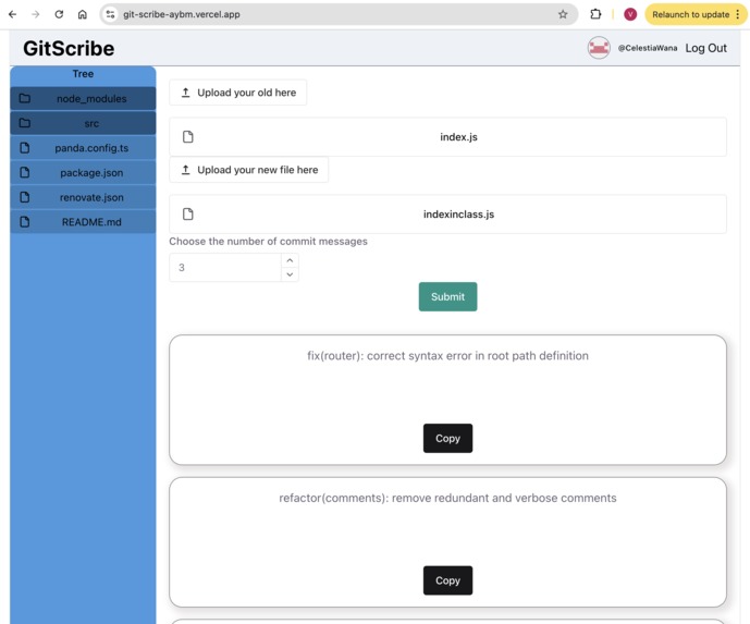 GitScribe – screenshot 4