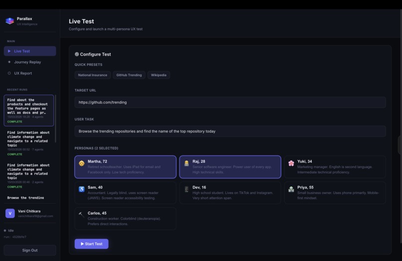 Parallax – screenshot 2