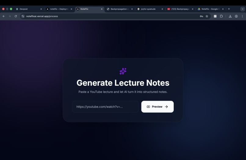 Noteflix – screenshot 2