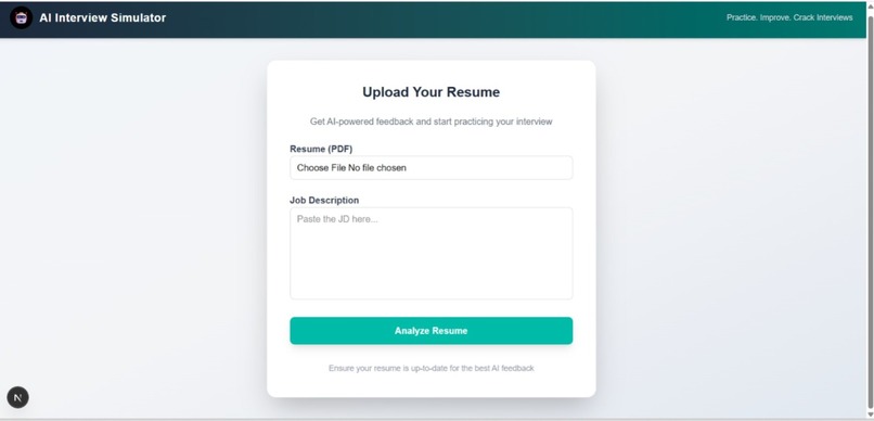 AI Interview Simulator – screenshot 1