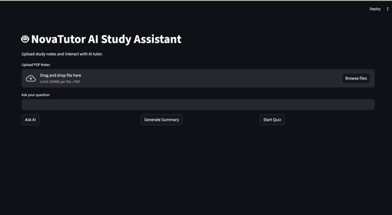 NovaTutor – screenshot 1