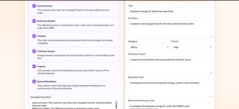 Voice Escalation Copilot – screenshot 4