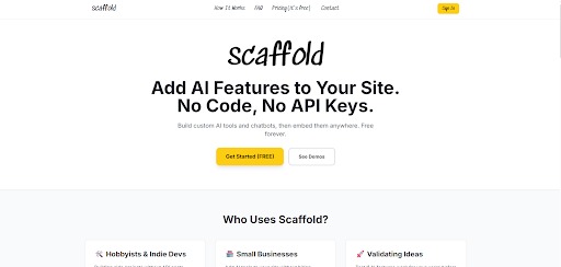 scaffold – screenshot 2