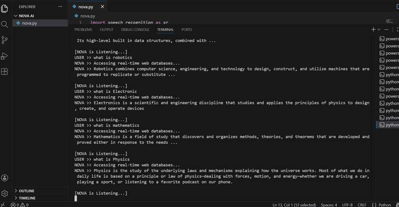 Nova AI - Multimodal Live Agent – screenshot 4