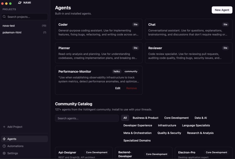 NAMI - Nova Agent Manager Interface – screenshot 5