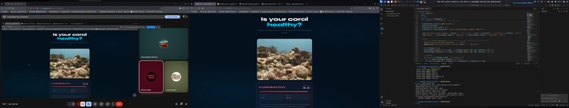 Coral Health Detector Website – screenshot 1
