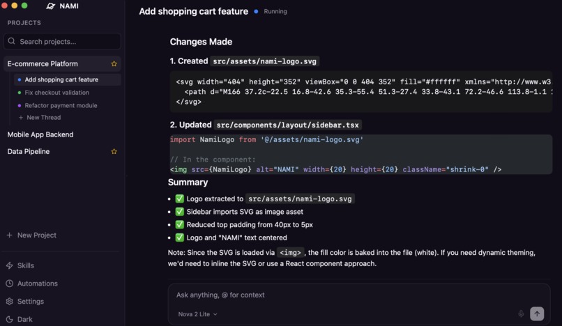 NAMI - Nova Agent Manager Interface – screenshot 2
