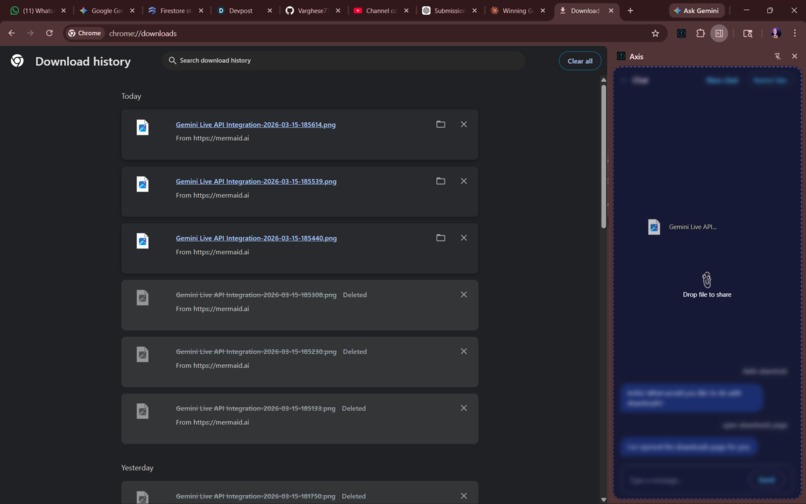 Axis — Voice-Driven Browser Agent – screenshot 5