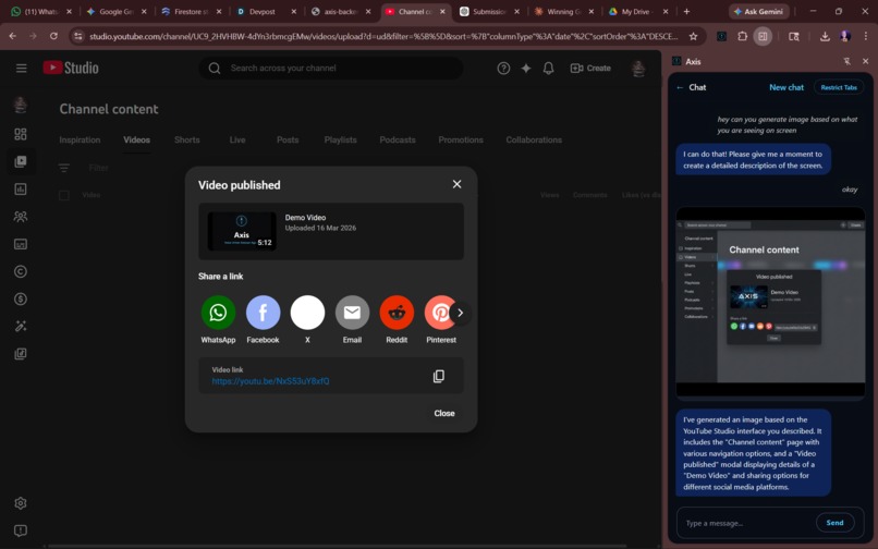 Axis — Voice-Driven Browser Agent – screenshot 3