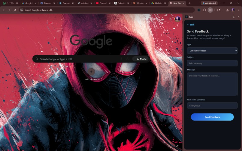 Axis — Voice-Driven Browser Agent – screenshot 6