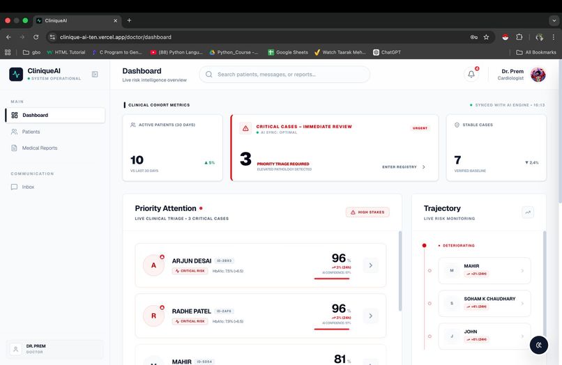CliniqueAI – screenshot 1