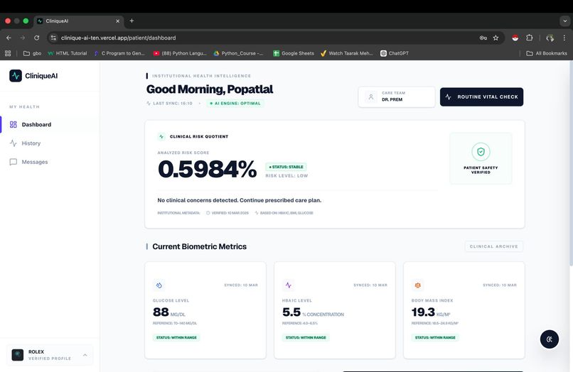 CliniqueAI – screenshot 2