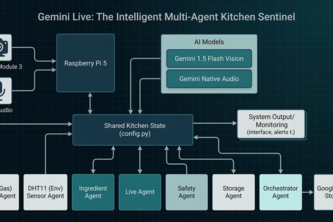 Gemini Live: The Intelligent Multi-Agent Kitchen Sentinel