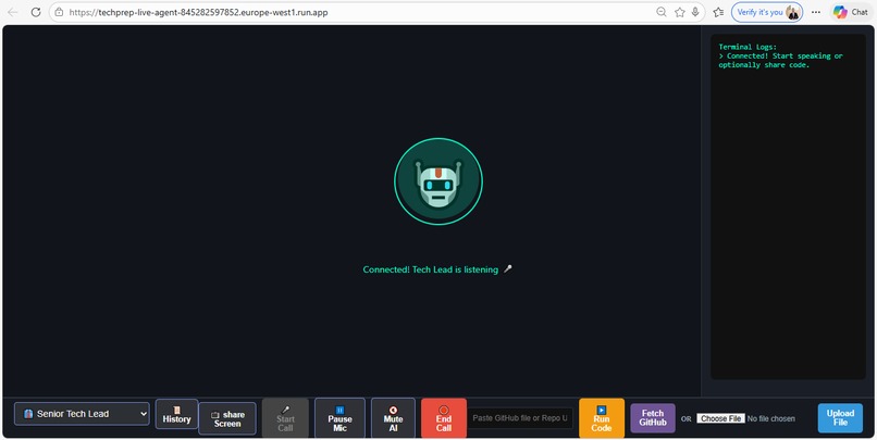 TechPrep Live Agent – screenshot 2