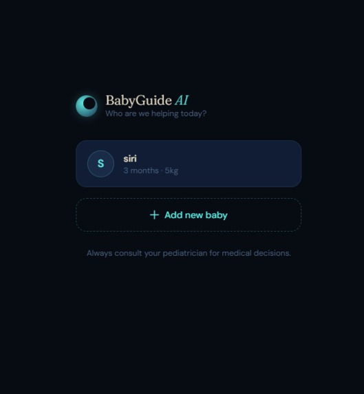 BabyGuide AI – screenshot 1