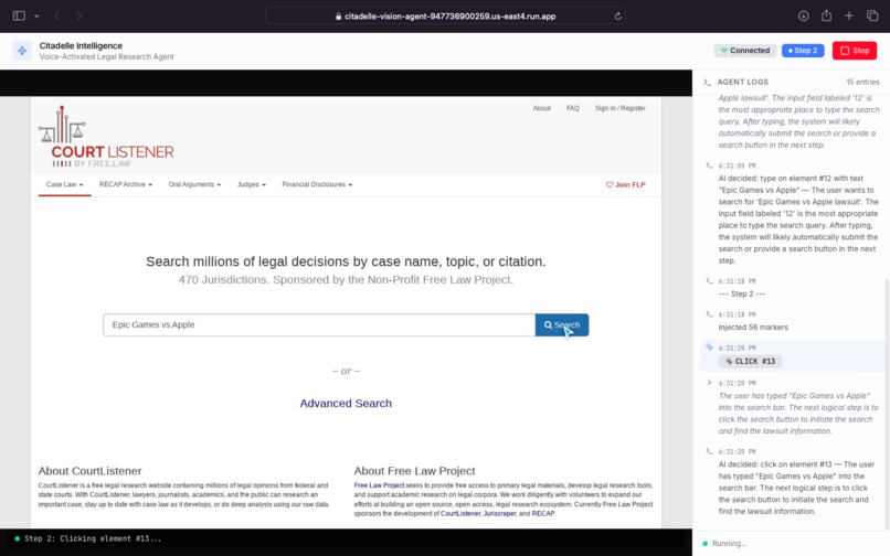 Citadelle Intelligence – screenshot 4