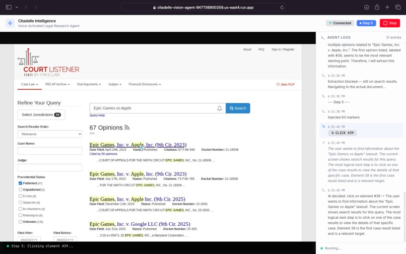 Citadelle Intelligence – screenshot 5