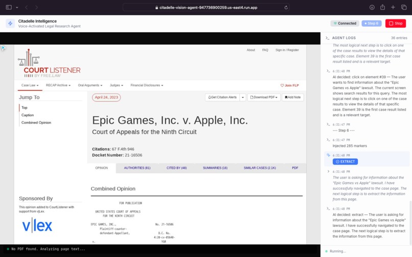 Citadelle Intelligence – screenshot 6