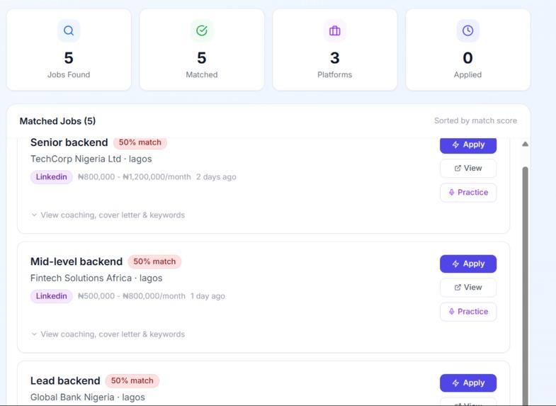 AutoApply – screenshot 5