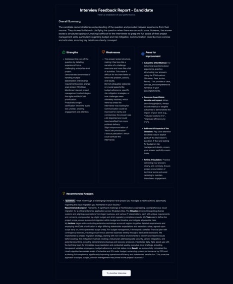 EchoHire: AI-Powered Mock Interviewer – screenshot 7