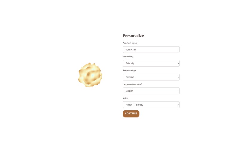 Sous Chef | Your AI cooking assistant – screenshot 3