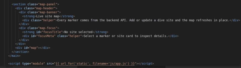 TIDE: Tracking and Intelligence for Dive Expeditions – screenshot 3